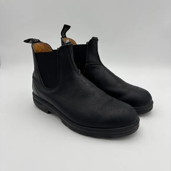 Blundstone Black Leather Chelsea Boots Men's 10.5