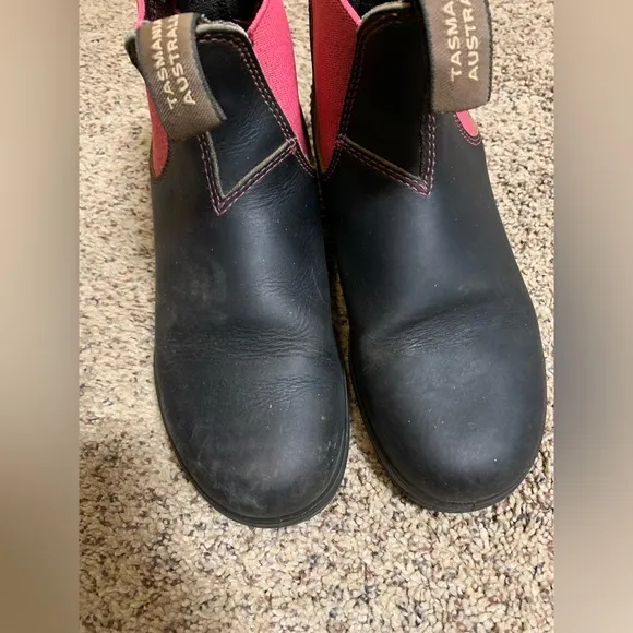 Blundstone brown pink Chelsea boots 4.5au 7.5us