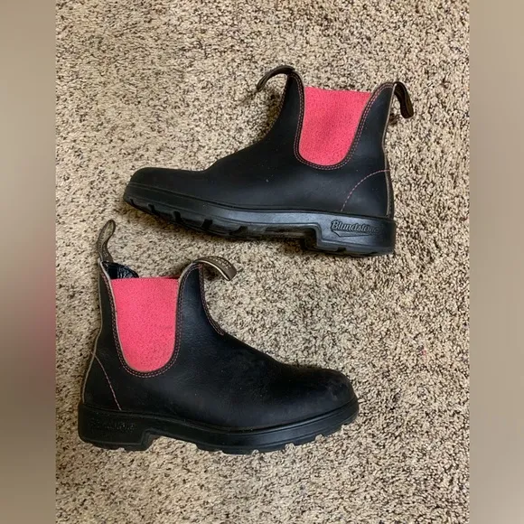 Blundstone brown pink Chelsea boots 4.5au 7.5us