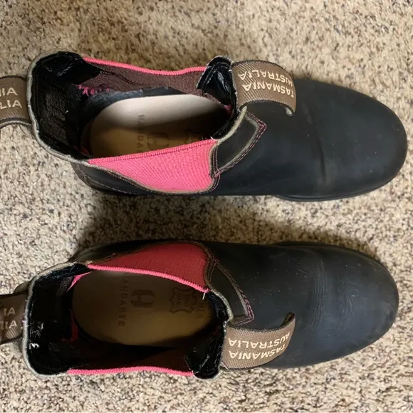 Blundstone brown pink Chelsea boots 4.5au 7.5us