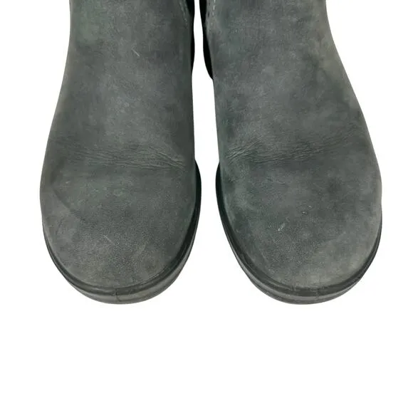 Blundstone Chelsea Boots Womens US 7.5 UK 4.5 Rustic Black Suede Brocade EUC