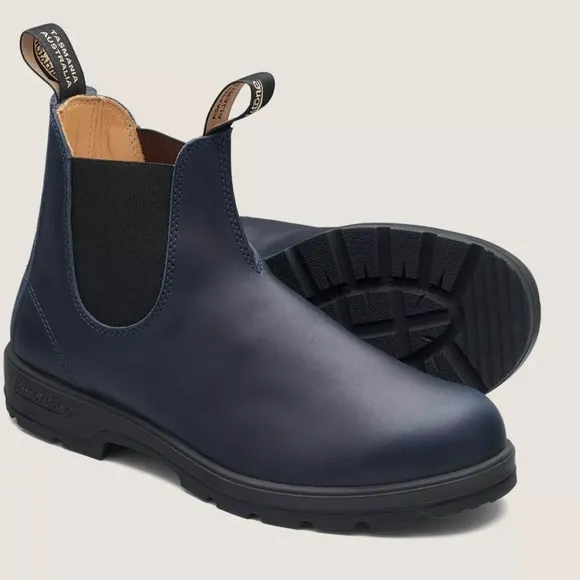 blundstone • classic chelsea boots navy new without box 9