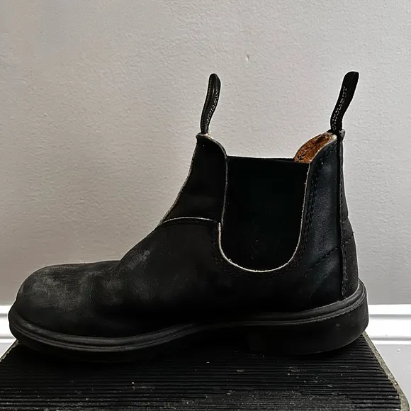 Blundstone Kids Chelsea Boots, Rustic Black Leather