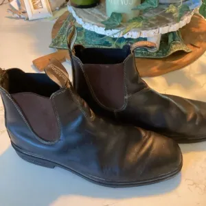 Blundstone Mens Chelsea Brown Leather Boots Sz 12 Stout Brown