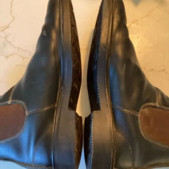 Blundstone Mens Chelsea Brown Leather Boots Sz 12 Stout Brown
