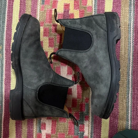Blundstone Men's Classic Chelsea Boots - Rustic Black - Size 10