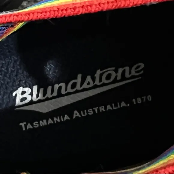 Blundstone Rainbow Black Leather Chelsea Boots Women's US Size 5 NEW