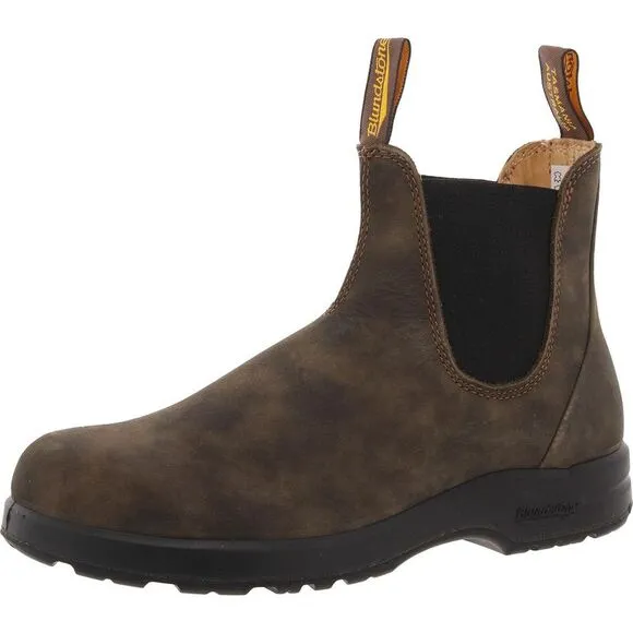 Blundstone Womens ALL-TERRAIN Green Leather Chelsea Boots New