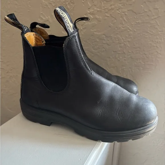 Blundstone Women’s Chelsea Boots  Black Leather Size 4.5 AU | 7.5 US