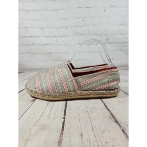 BOBS by Skechers Canvas Espadrilles Shoes Women's Size 9