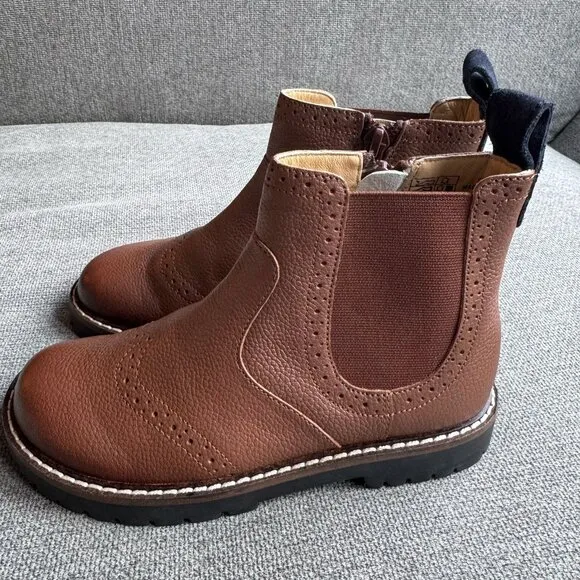 Boden Leather Chelsea Boots Tan Girls  Size: 29 US 11- 11.5