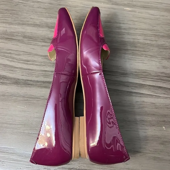 BODEN LEATHER POINTY TOE FLATS 6