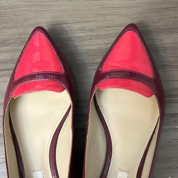 BODEN LEATHER POINTY TOE FLATS 6