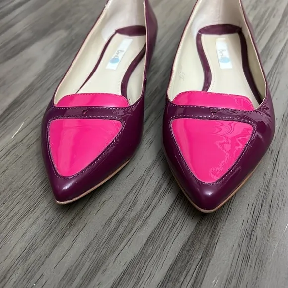 BODEN LEATHER POINTY TOE FLATS 6