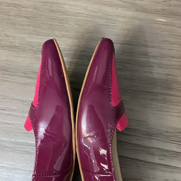 BODEN LEATHER POINTY TOE FLATS 6
