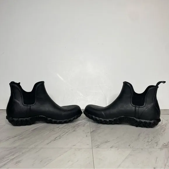 Bogs Basin Chelsea Black Men’s Rain Boot 7