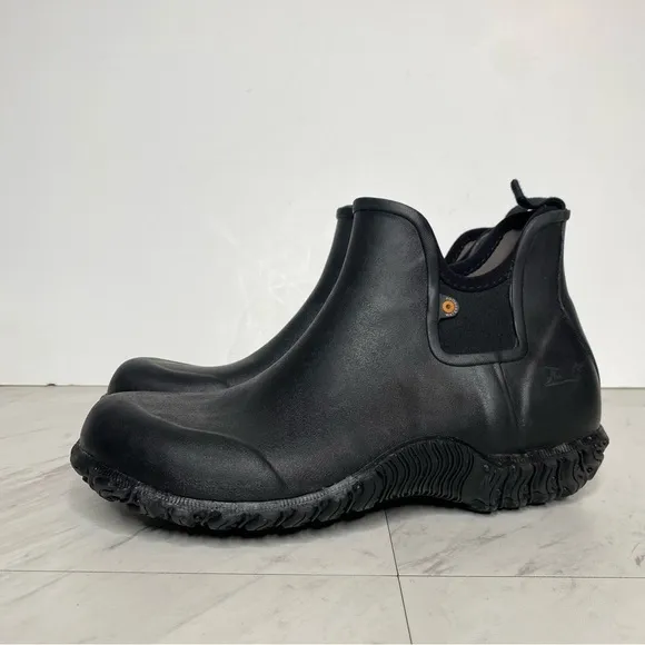 Bogs Basin Chelsea Black Men’s Rain Boot 7