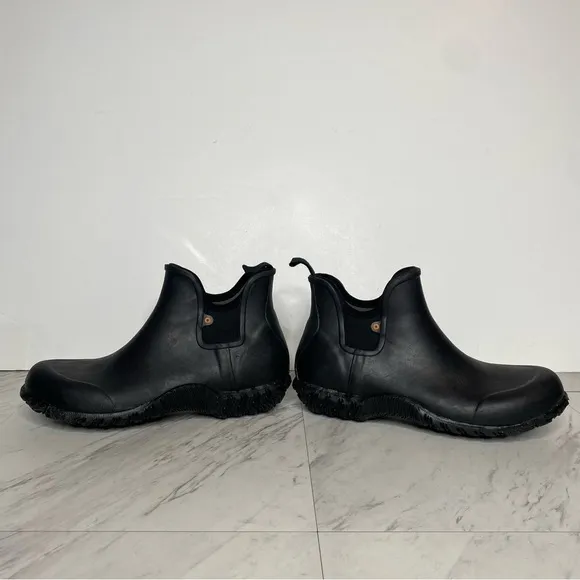 Bogs Basin Chelsea Black Men’s Rain Boot 7