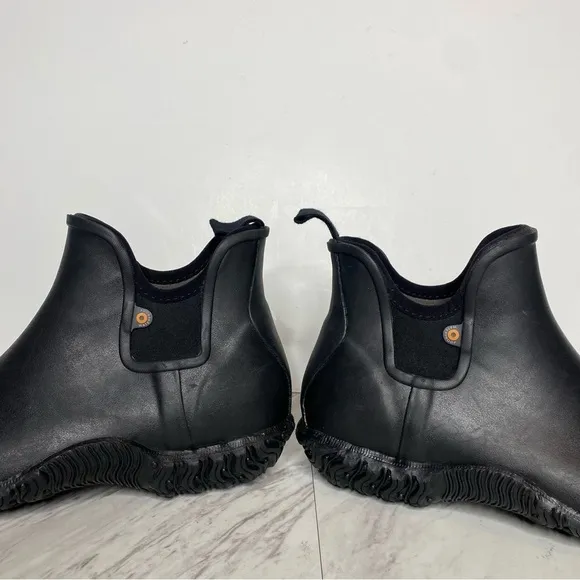 Bogs Basin Chelsea Black Men’s Rain Boot 7