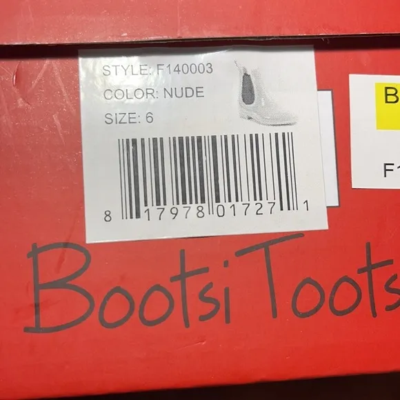 Bootsi Tootsi Women's Chelsea Rain Boot Size 6