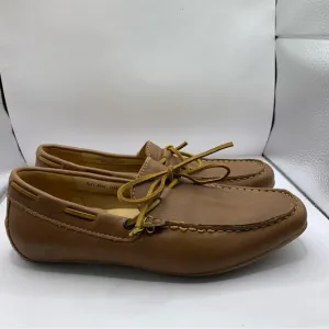 Born Mens Eberhard Venetian Driving Loafers size 8 brown leather EUC