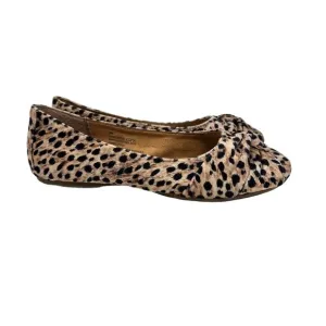 Born Womens 6M Lilly Leopard Print Ballet Flats Dressy Casual Office