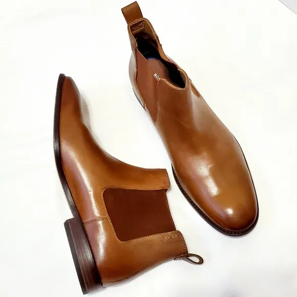 Bostonian Nantasket High Chelsea Leather Boots Size 12 NEW in Box