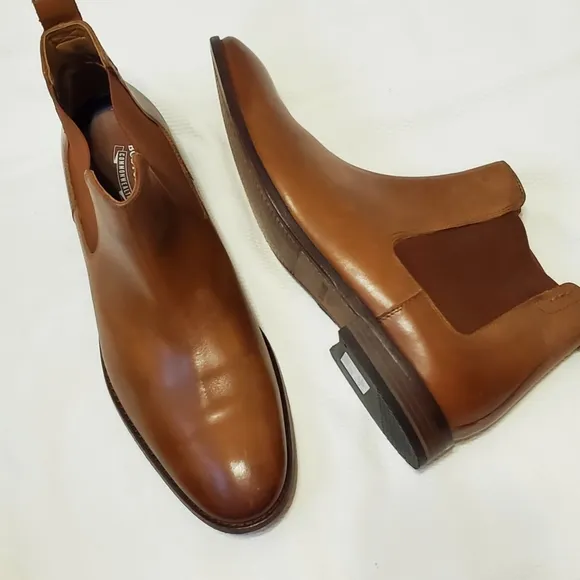 Bostonian Nantasket High Chelsea Leather Boots Size 12 NEW in Box