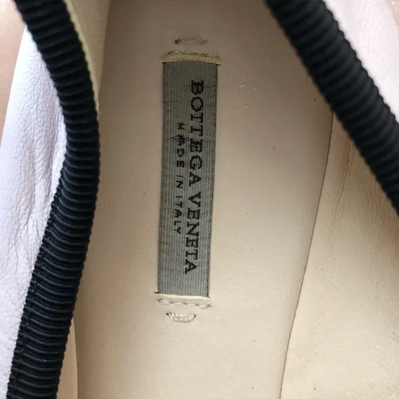 Bottega Veneta Blush Pink Leather Ballet Flats 7.5