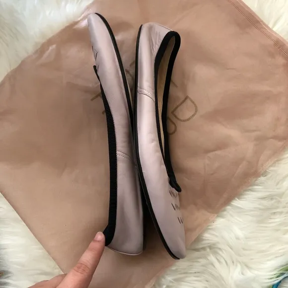 Bottega Veneta Blush Pink Leather Ballet Flats 7.5