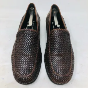 Bragano by Cole Haan Woven Leather Loafers Italy