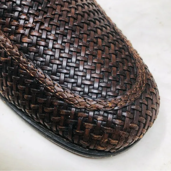 Bragano by Cole Haan Woven Leather Loafers Italy