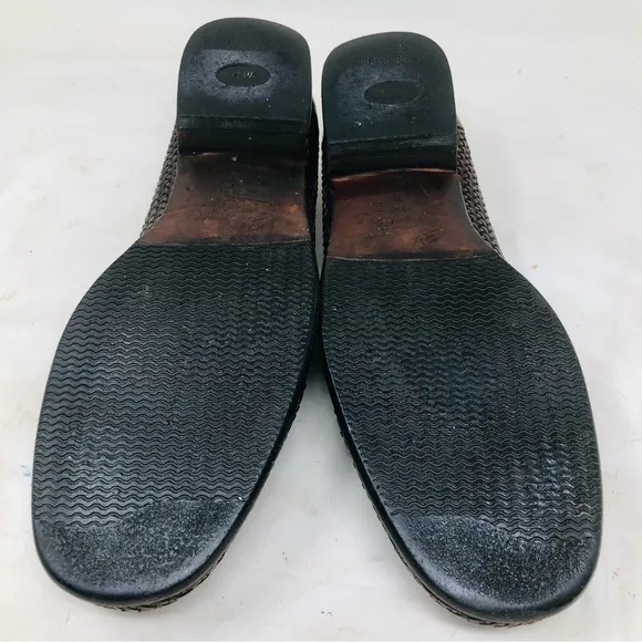 Bragano by Cole Haan Woven Leather Loafers Italy