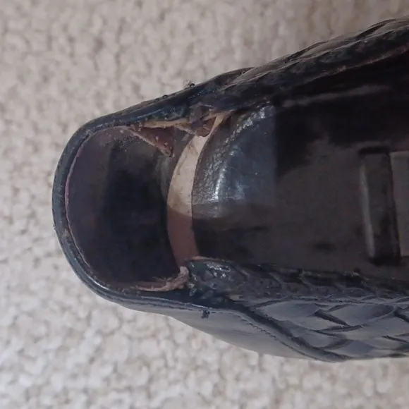Bragano By Cole Haan Woven Tassle Loafers