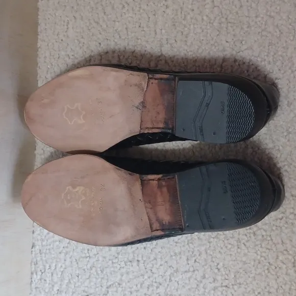 Bragano By Cole Haan Woven Tassle Loafers
