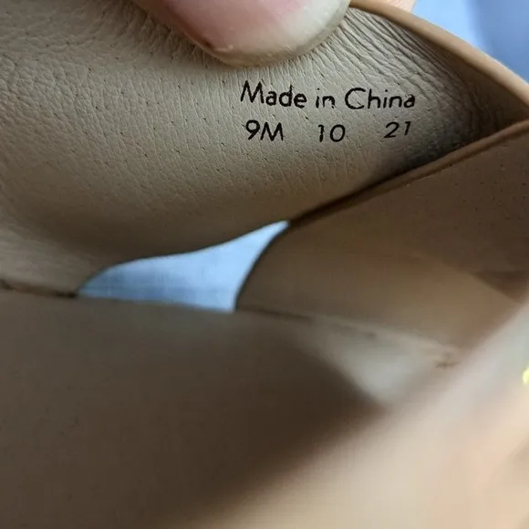 BRAND NEW Jack Rogers Women's Slip On Wedge  Wood Sandals CAMEL Size 9M