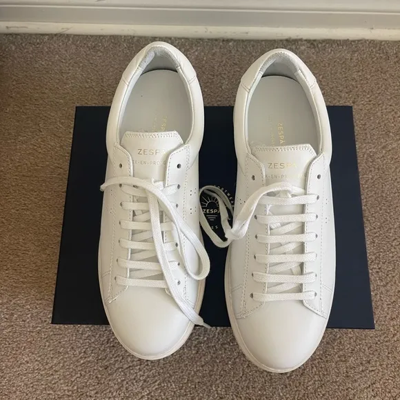 BRAND NEW Zespa white platform sneakers size EU 39 / US 8