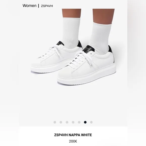BRAND NEW Zespa white platform sneakers size EU 39 / US 8