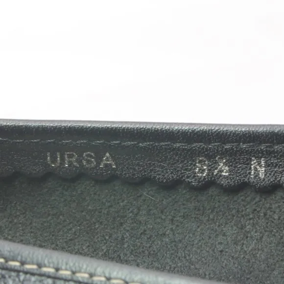 Brighton URSA Black Leather Elegant Driving Shoes Loafers 8.5N