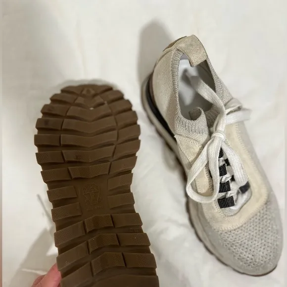 Brunello Cucinelli Low top Beaded Sneakers 8