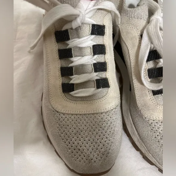 Brunello Cucinelli Low top Beaded Sneakers 8