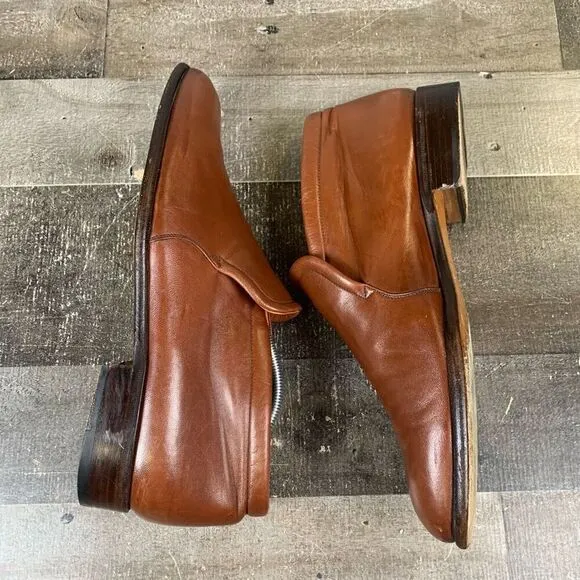 Bruno Magli Men’s Size 10.5 Chelsea Ankle Dress Loafer Boots Brown Leather