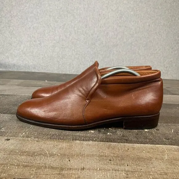 Bruno Magli Men’s Size 10.5 Chelsea Ankle Dress Loafer Boots Brown Leather
