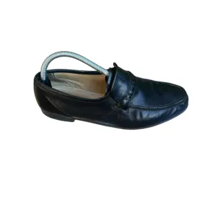 Bruno Magli Men’s Vintage Italian Black Leather Slip on Dress Shoes Size 8.5 M