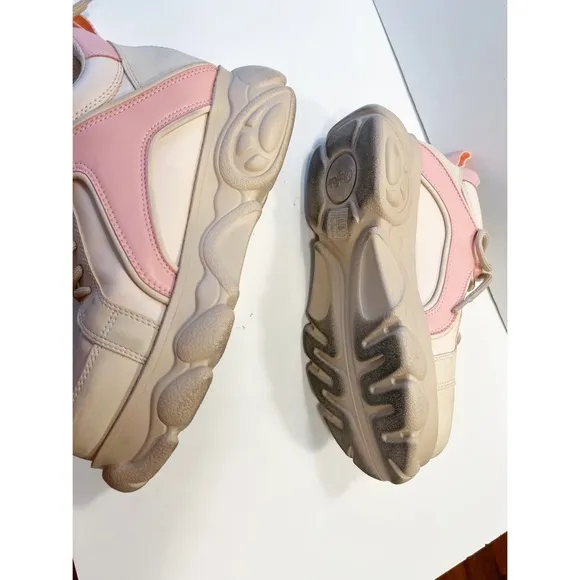 Buffalo CDL Corbin Vegan Platform Sneakers in Pink