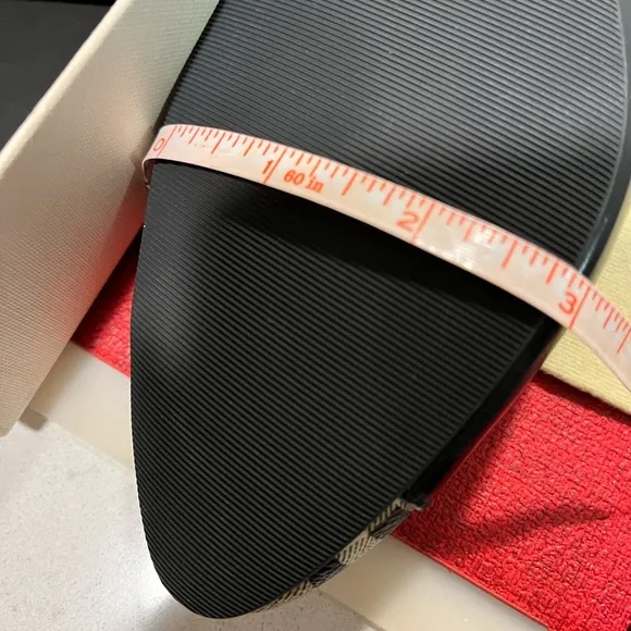 BURBERRY AUTHENTIC HAYMARKET YATES COATED CANVAS LEATHER BALLET…