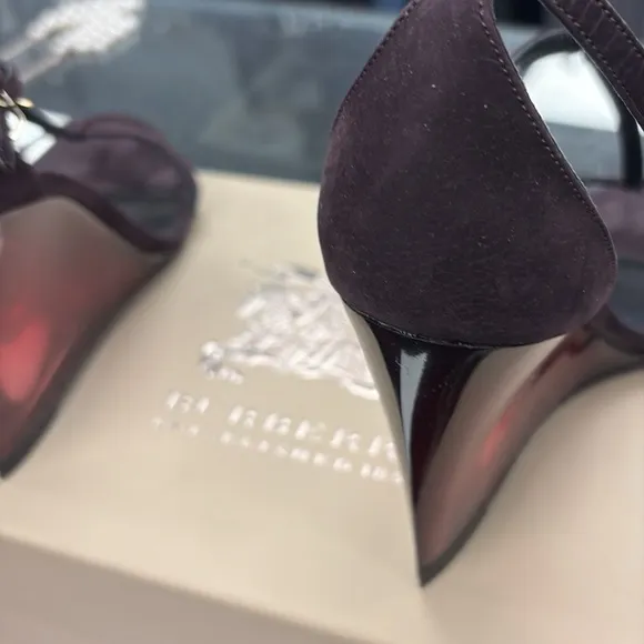 Burberry Suede Sandals