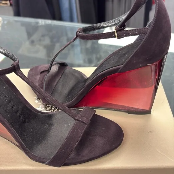 Burberry Suede Sandals