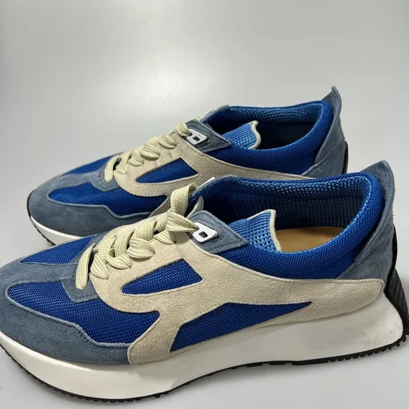 Buscemi Bold Runner Low-Top Sneakers Blue Men’s EU 45/US 12 $538