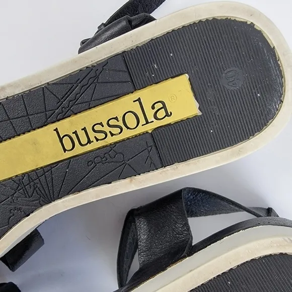 Bussola Poppy Cloud Leather Ankle Strap Sandals